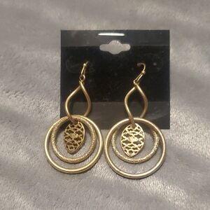 Elegant Gold Dangle Earrings